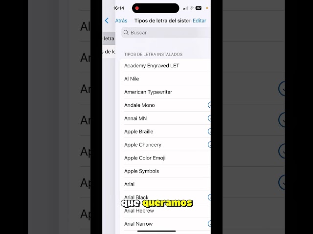 Como CAMBIAR el TIPO DE LETRA de tu IPHONE ✅ (TUTORIAL 2025)