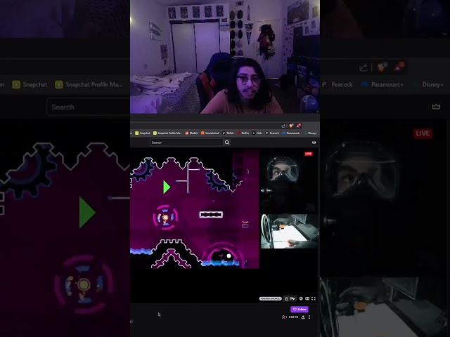 streamer plays gd underwater...