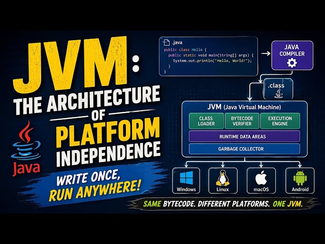 JVM: The Architecture of Platform Independence|Java|Naman Bharti Classes 