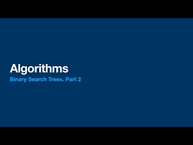 Binary search tree part 2 (Arabic | بالعربي)