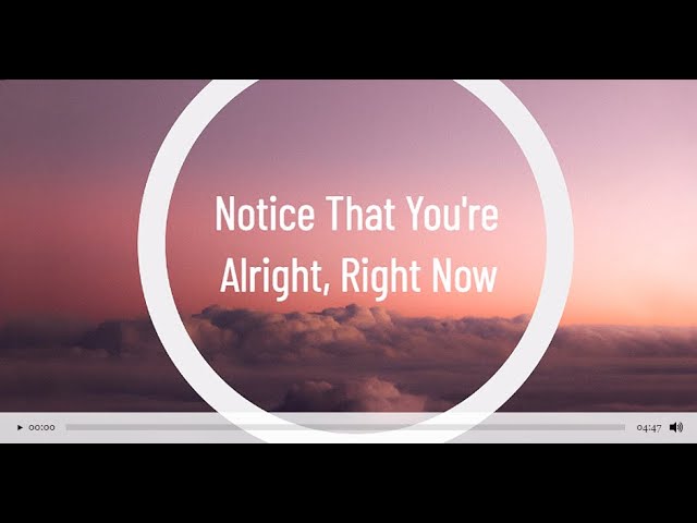 A Meditation for Feeling As Safe As You Reasonably Can