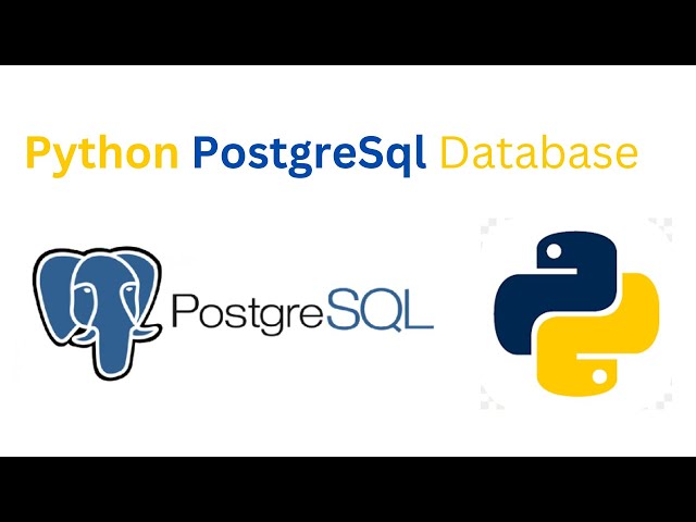 Python PostgreSql Database  with PgAdmin4 || Database Tutorial