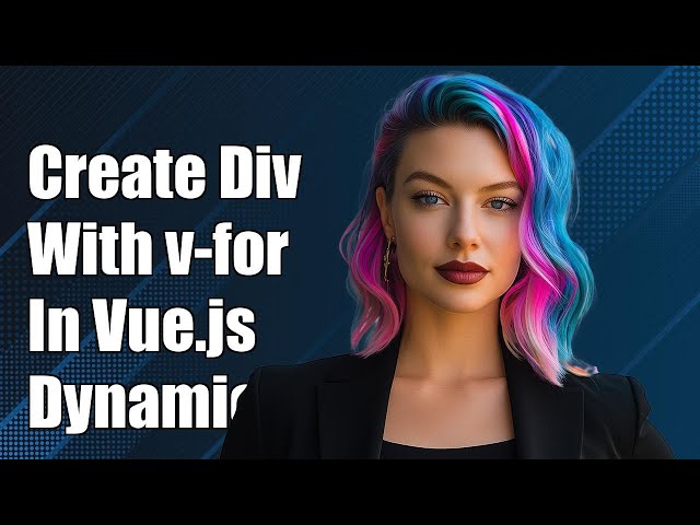 How to dynamically create a new div using v-for in Vue.js?