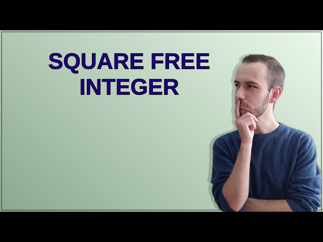 Square free Integer
