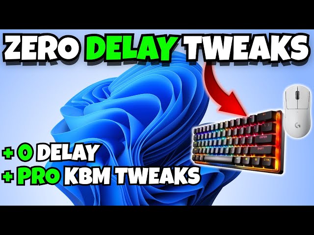 PRO Tweaks for 0ms Keyboard & Mouse Delay – Reduce Input Lag Instantly