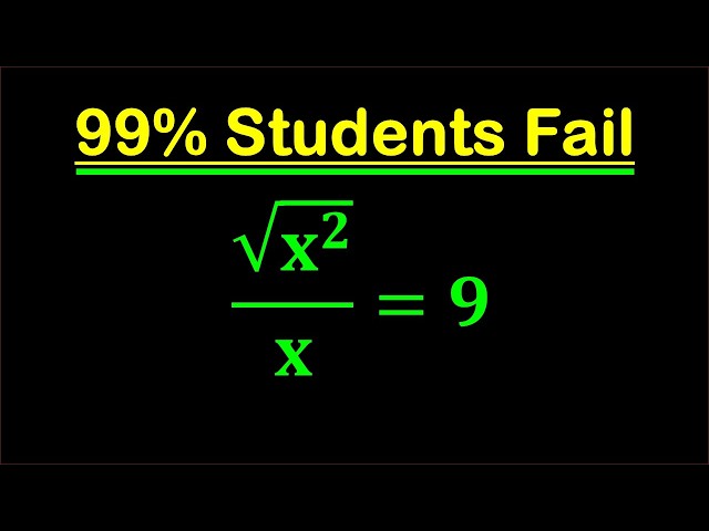 Solving a 'Harvard' University entrance exam | Find x?