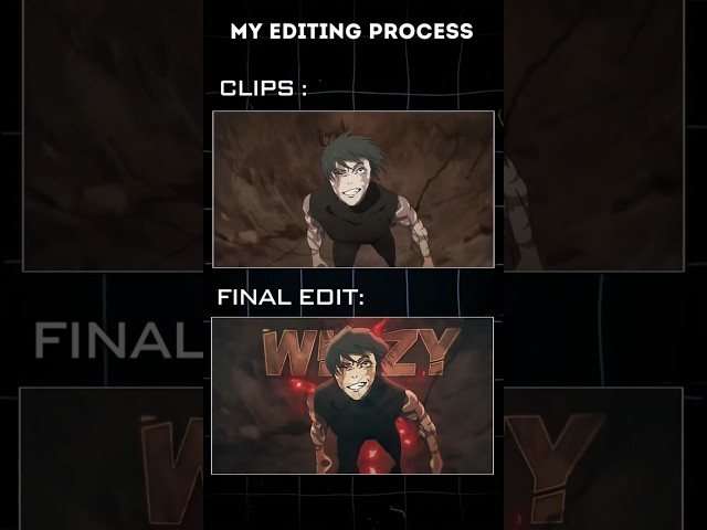 My Editing process #aftereffects #editing #jujutsukaisen   #anime #maki #naoya #makizenin