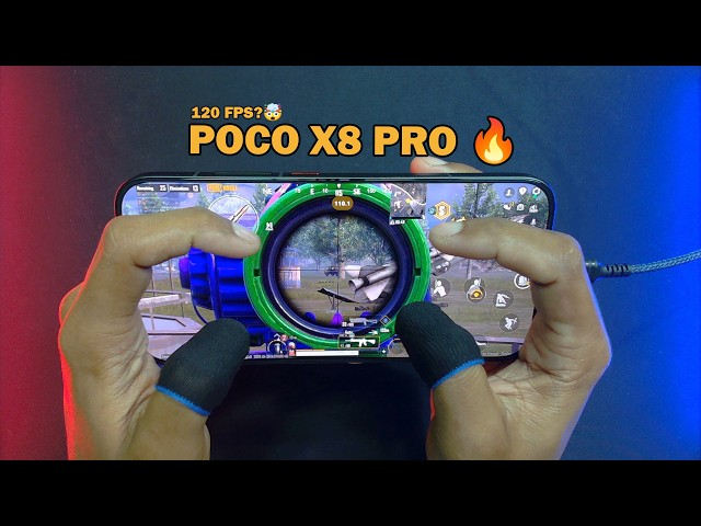 POCO X8 PRO HANDCAM PUBG Test - 120 FPS ULTRA EXTREME 😱 INSANE Performance!