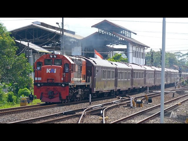 KERETA API SULTAN JAVA PRIORITY DITARIK LOKO RNB !! KERETA API ARUS MUDIK LEBARAN DI KUTOARJO (1/4)