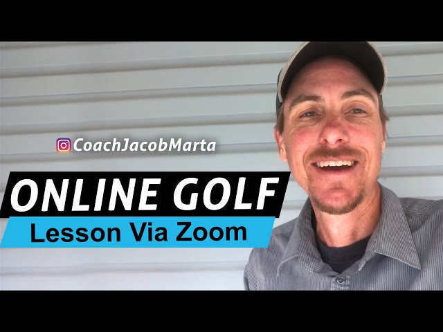 Online Golf Lessons -Real Time Via Zoom