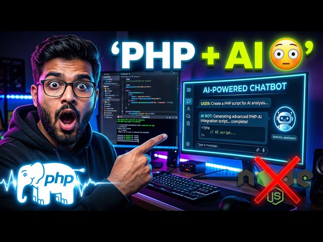I Built a Full AI Chatbot in PHP (No Node.js) — Complete 14 Min Tutorial 🤯