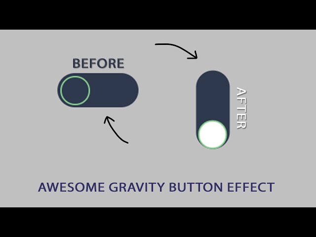 CSS Buttons With Awesome Gravity Effects - Using Only HTML & CSS