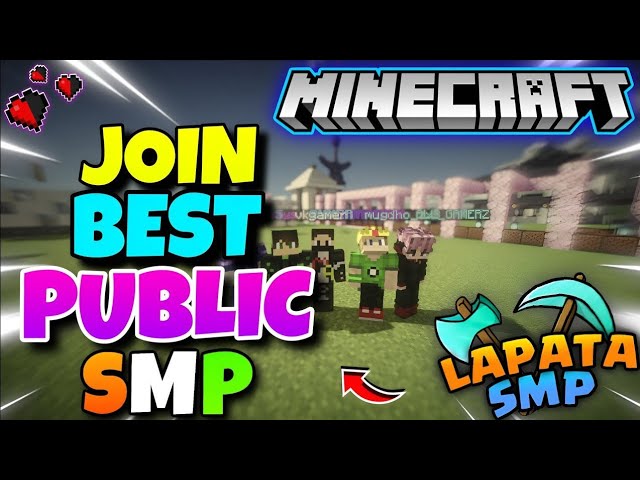 🔥 New Best Public Survival SMP Minecraft 🤯 | Java + PE | All Versions | Free To Join 🌲