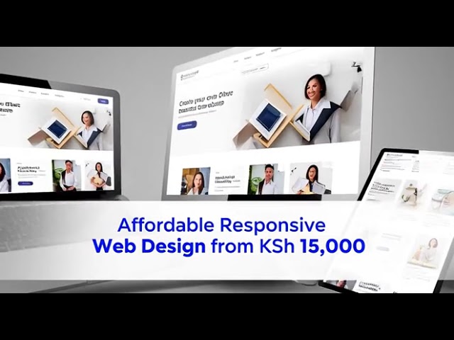 Get a quality responsive website @ KSh 15,000