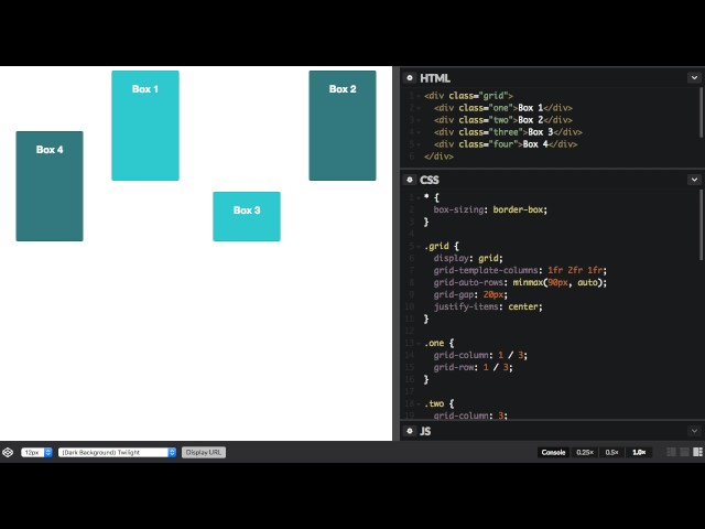 Grid by Example: Aligning and Justifying Grid Items