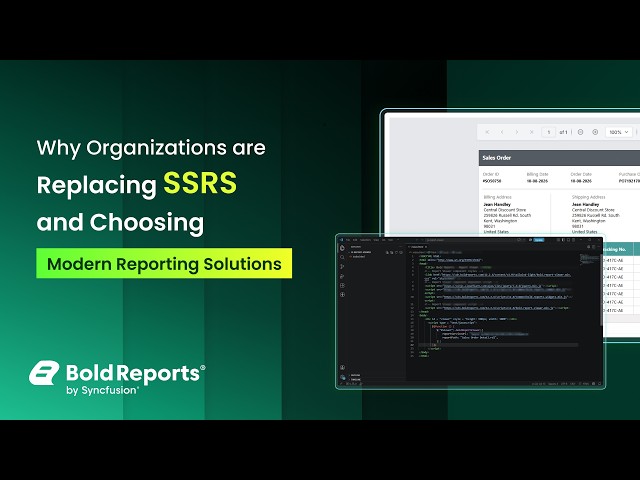 Why Organizations are Replacing SSRS and Choosing Modern Reporting Solutions