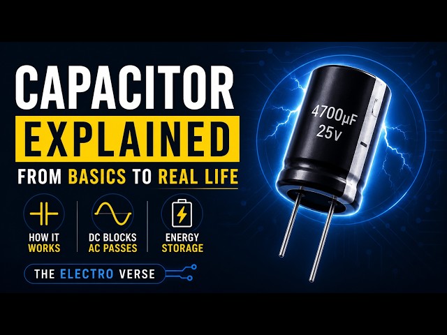 Capacitor Explained: How Does It Block DC and Pass AC? | AE JE SSC JE