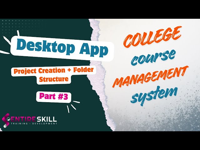 College Course Management System in Java Swing + MySQL | Create & Setup Project | Entire Skill