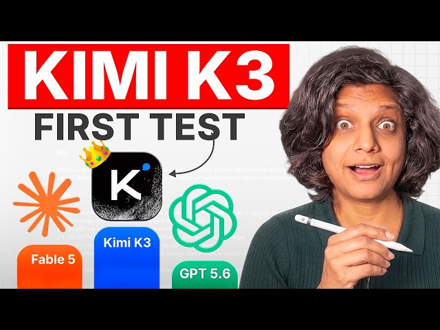 China just beat Claude Fable: Kimi K3