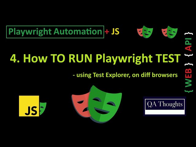 How to run playwright tests in VSCode? | Playwright with JavaScript | QA Thoughts