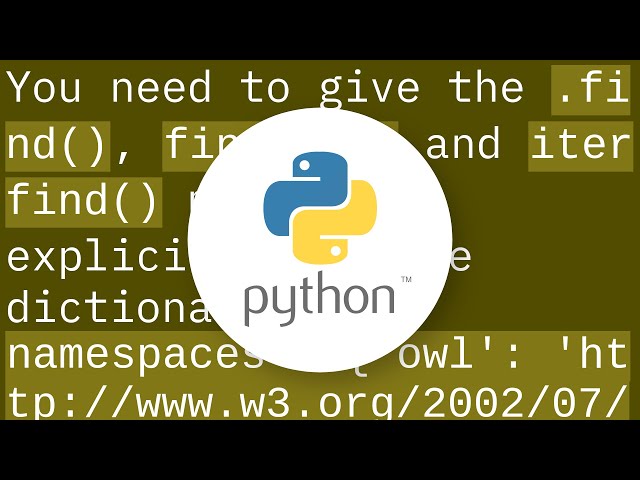 Parsing XML with namespace in Python via 'ElementTree'