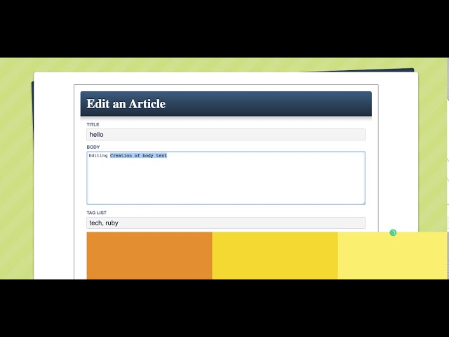Blog Application Made With Ruby on Rails