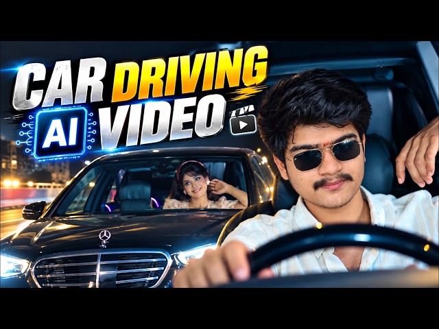 Instagram AI Viral Car Driving AI Video 🔥 | Make This Trending Reel FREE