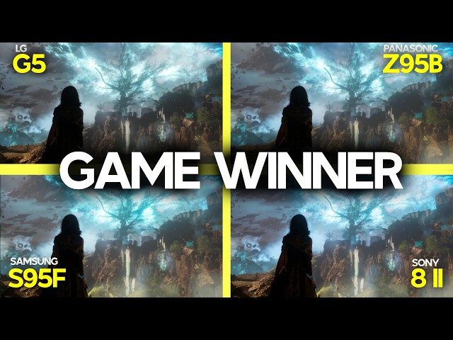 OLED Shootout: We Crowned YOUR Ultimate Gaming TV! G5 vs S95F vs 8 II vs Z95B