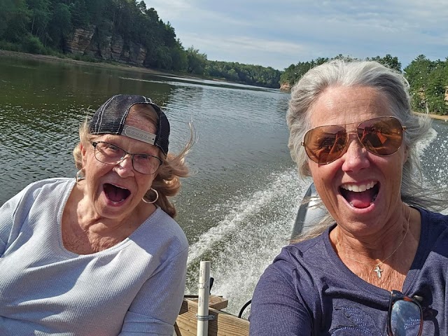 Stacey & Sophi Wis River Fishing with Reel Good Guide Service