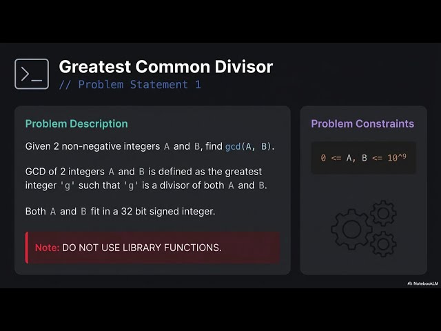Day34 | AP01-02 - Week06 | Greatest Common Divisor | Pair Sum divisible by M