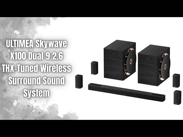 ULTIMEA Skywave X100 Dual Review | THX-Tuned 9.2.6 Dolby Atmos Sound System!