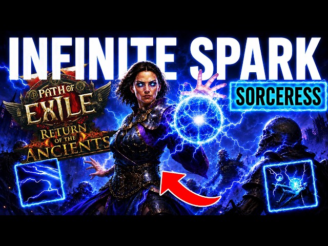 INFINITE DPS SPARK BUILD IN 0.5! TAKING OVER META! POE 2 Sorceress Build 0.5 (NEW META)