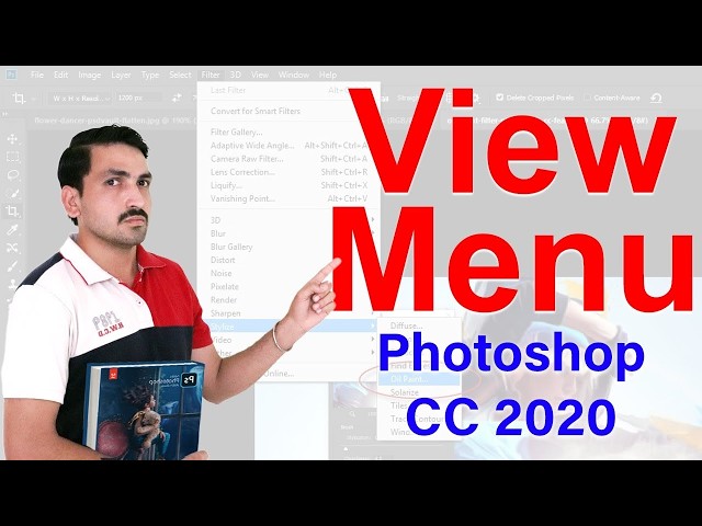 View Menu in Photoshop CC 2020 | Learn View Menu Options in Adobe Photoshop #education
