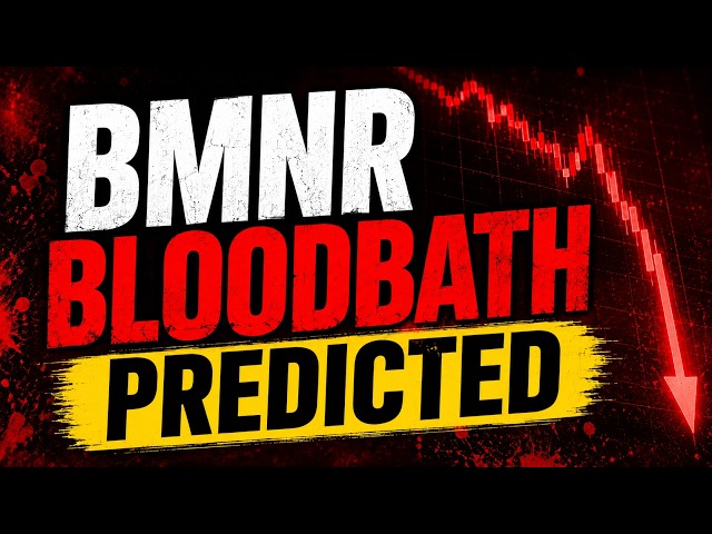 BMNR Bloodbath!  The Charts Predicted This Crash