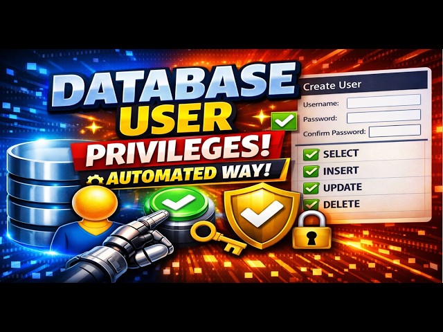 Creating USER and Associated PRIVILEGE using Orace SQL DEVELOPER in automated way