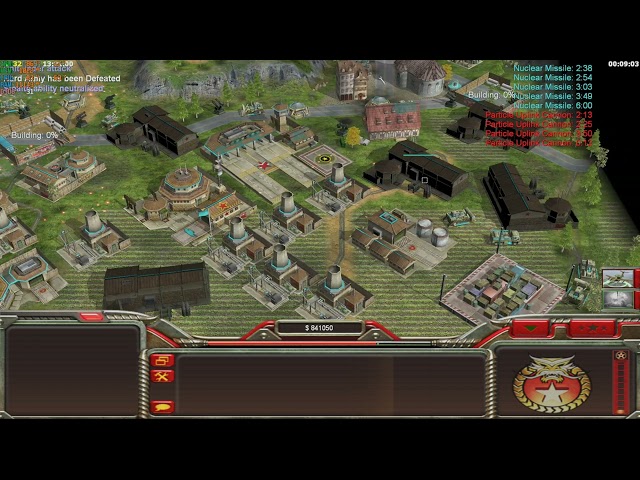 c&c the first decade generals zero hour n project mod skirmish tank vs super weapon vs nuke hard