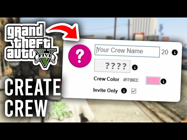 How To Create Crew In GTA 5 Online - Tutorial