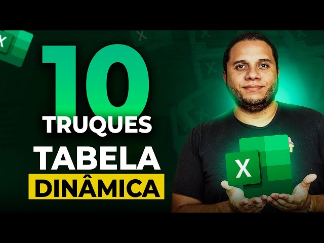 10 truques avançados da tabela dinâmica do Excel