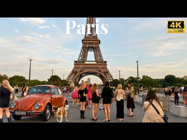 1 July 2026 PARIS 🇫🇷 FRANCE STREET WALK BEST DESTINATION CITY TOUR PARIS EVEING CITY WALK 