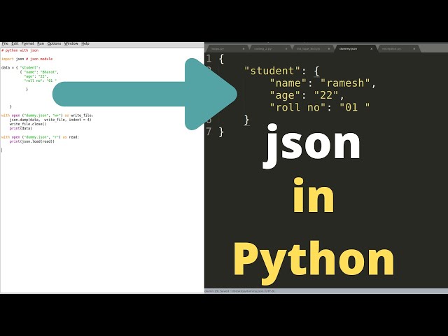 json in python!! python tutorial for beginners in 2020!!