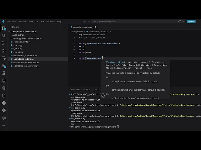 Lección 6, Fundamentos de python para EMS
