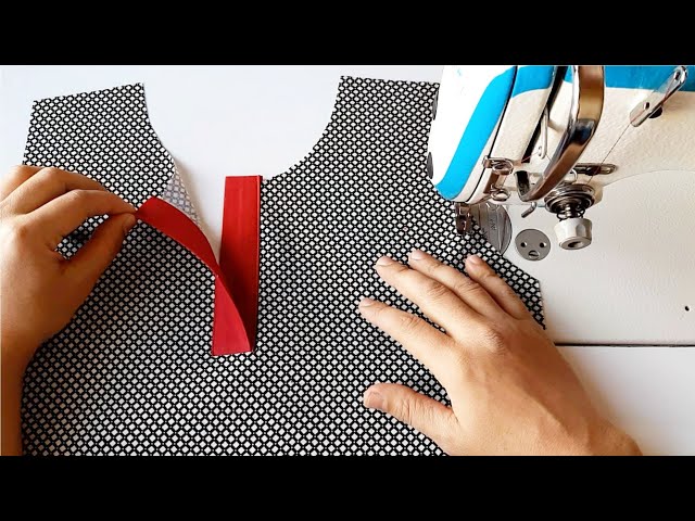 2-ways for Sewing Placket In just a few minutes/sewing tips and tricks/DIY Sewing Tips
