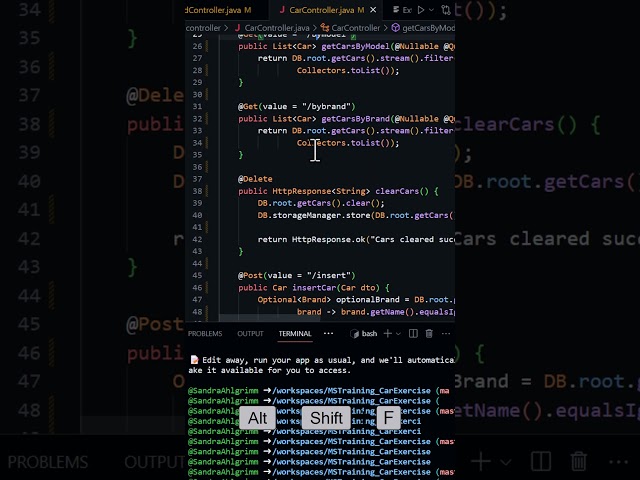 Java Code Formatting is strange? This shortcut saves you! #coding #java #format #prettify