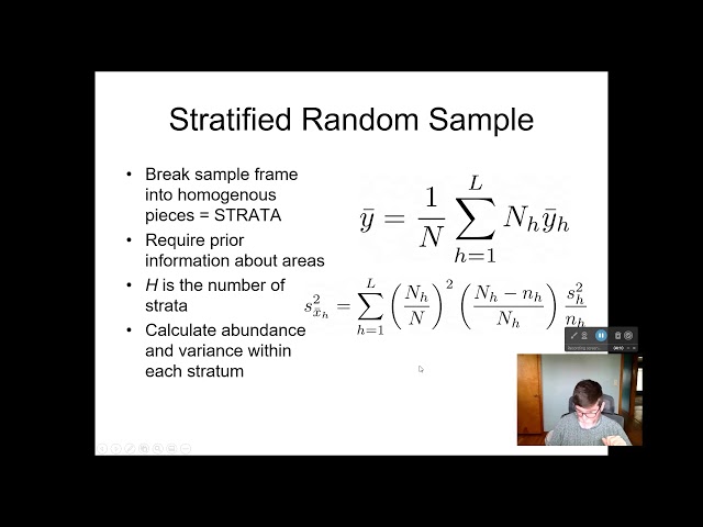 stratified random sampling