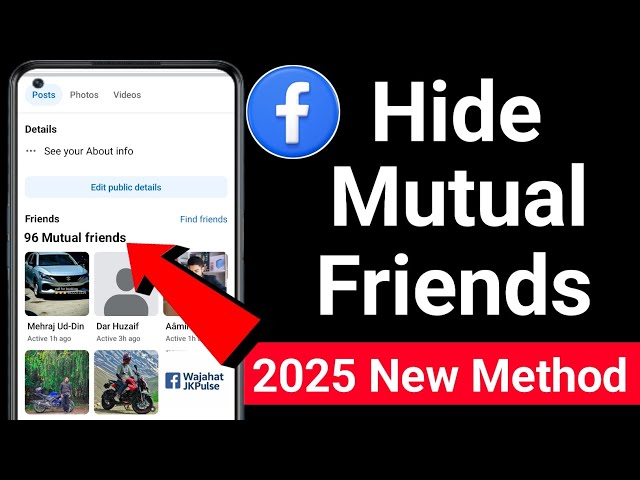 how to hide facebook mutual friends list | how to hide the mutual friend list in facebook | 2025 🚀