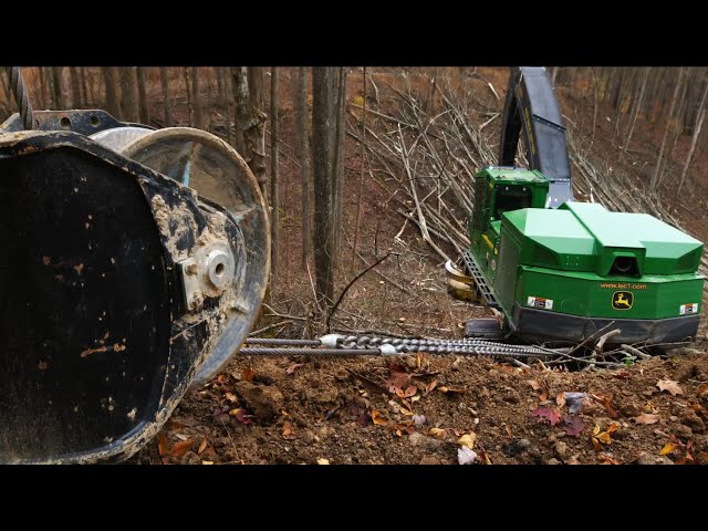 Cable-Assisted Steep-Slope Felling | Mountaineer Mechanized | John Deere Forestry
