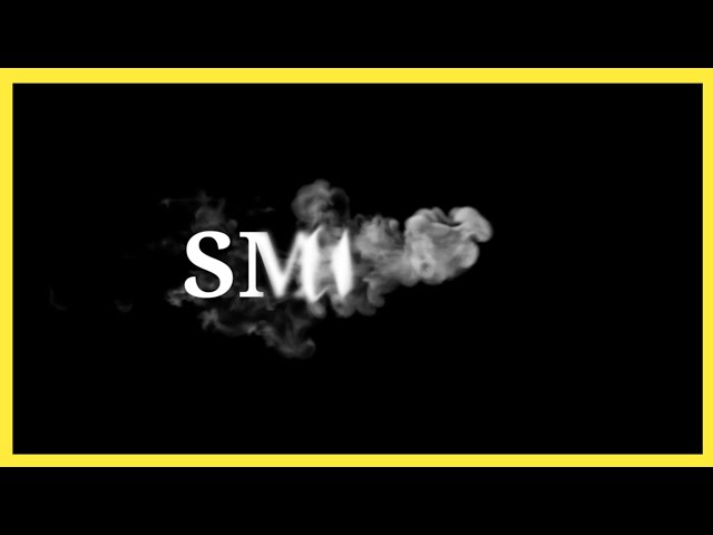 Smoke Text Reveal Animation | Full Tutorial | How to make intro for youtube videos