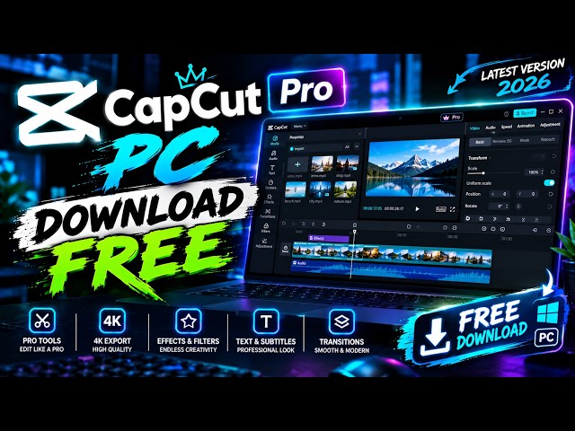 💎 CapCut Pro PC 💎 Download FREE 🚀 Get CapCut PC Full Unlocked Premium ⚡