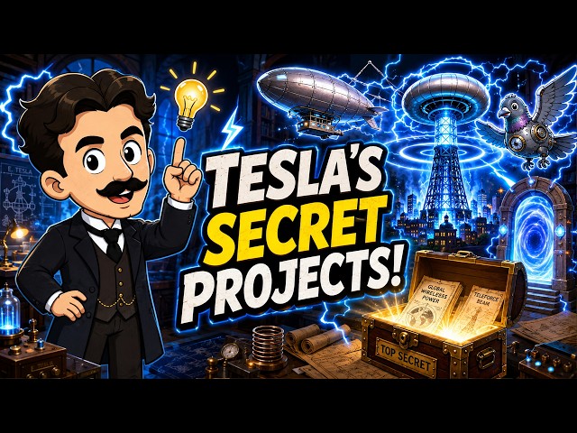Nikola Tesla's Secret Projects! ⚡🔍 The Lost Inventions & Greatest Mysteries | Tesla’s Secret Lab