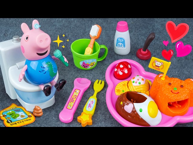 60 Minutes Satisfying with Peppa Pig Kitchen Toys & Collection Water Park Playset ASMR Tina Review